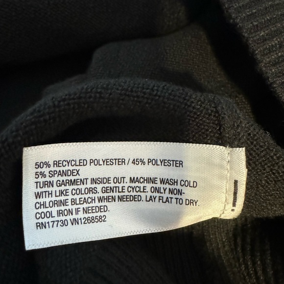 A New Day Women’s (Cashmere Like) Black V-Neck Button Up Cardigan Sweater NEW - Picture 6 of 9